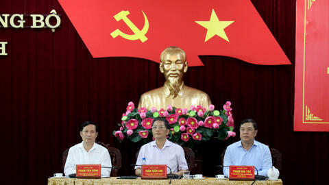 Đoàn công tác của Ban Chỉ đạo tổng kết Nghị quyết 09-NQ/TW làm việc với Tỉnh ủy Nam Định