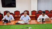 Phó Trưởng Ban Nguyễn Kim Sơn làm việc với Lãnh đạo Viện Công nghệ và Giáo dục Trí tuệ mới tạo sinh