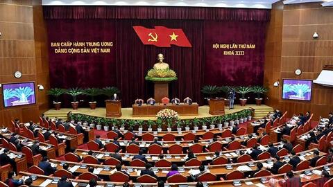 Thông cáo báo chí về ngày làm việc thứ 2 của Hội nghị Trung ương 5 khóa XIII