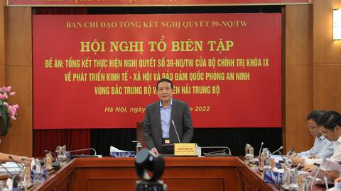 Hội nghị Tổ biên tập Đề án Tổng kết thực hiện Nghị quyết số 39-NQ/TW của Bộ Chính trị khóa IX