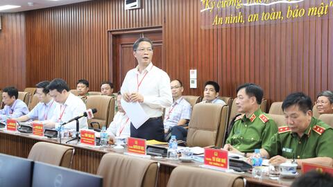 Đồng chí Trần Tuấn Anh, Ủy viên Bộ Chính trị, Trưởng Ban Kinh tế Trung ương thăm và làm việc tại Trung tâm Dữ liệu quốc gia về dân cư