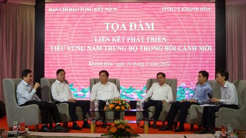 Tiểu vùng Nam Trung bộ tìm hướng liên kết phát triển trong bối cảnh mới