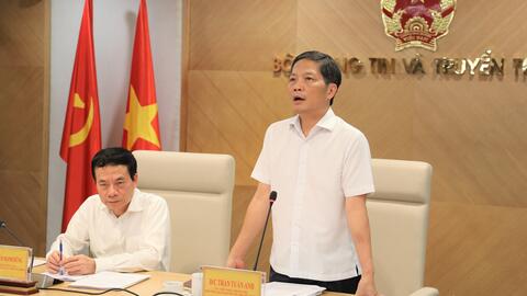 Trưởng Ban Kinh tế Trung ương Trần Tuấn Anh làm việc với Bộ Thông tin và Truyền thông về Đề án "Chủ trương, chính sách công nghiệp hóa, hiện đại hóa đến năm 2030, tầm nhìn đến năm 2045”