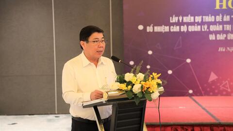 Hội thảo lấy ý kiến dự thảo Đề án “Quy định về tuyển dụng, đào tạo, bồi dưỡng bổ nhiệm cán bộ quản lý, quản trị doanh nghiệp nhà nước phù hợp với thể chế chính trị, cơ chế thị trường và đáp ứng yêu cầu hội nhập quốc tế”