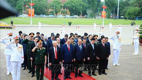 Lãnh đạo Đảng, Nhà nước vào Lăng viếng Chủ tịch Hồ Chí Minh