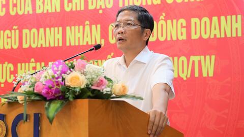 Ban Chỉ đạo tổng kết Nghị quyết 09-NQ/TW làm việc với đại diện đội ngũ doanh nhân, cộng đồng doanh nghiệp