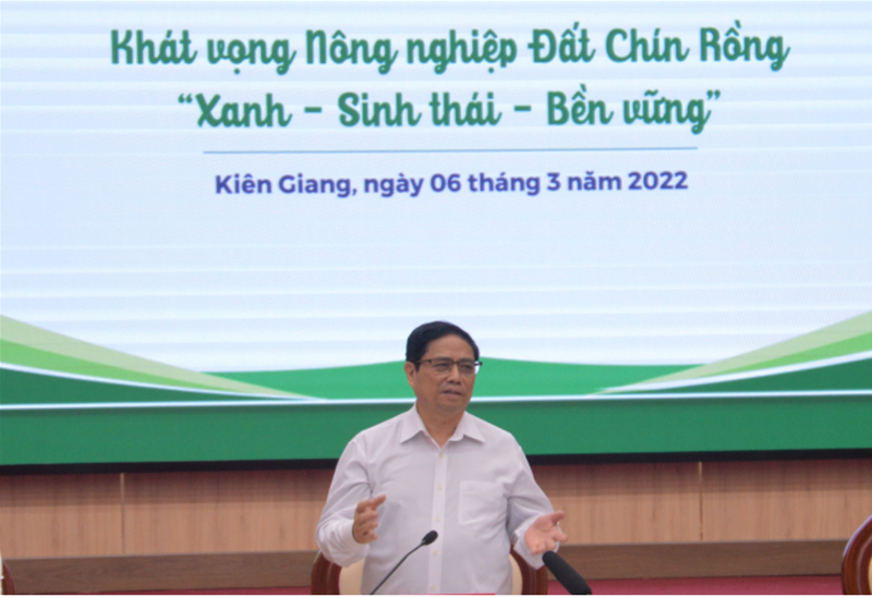 Thủ tướng Phạm Minh Chính phát biểu tại hội nghị.