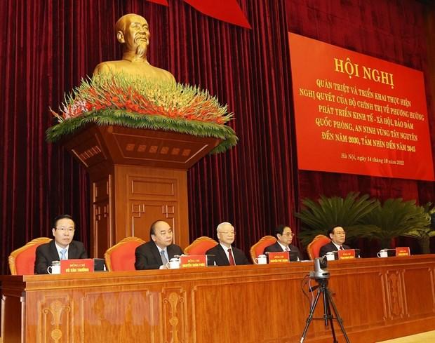 Tong Bi thu: Phat trien kinh te vung Tay Nguyen nhanh, ben vung hon hinh anh 2