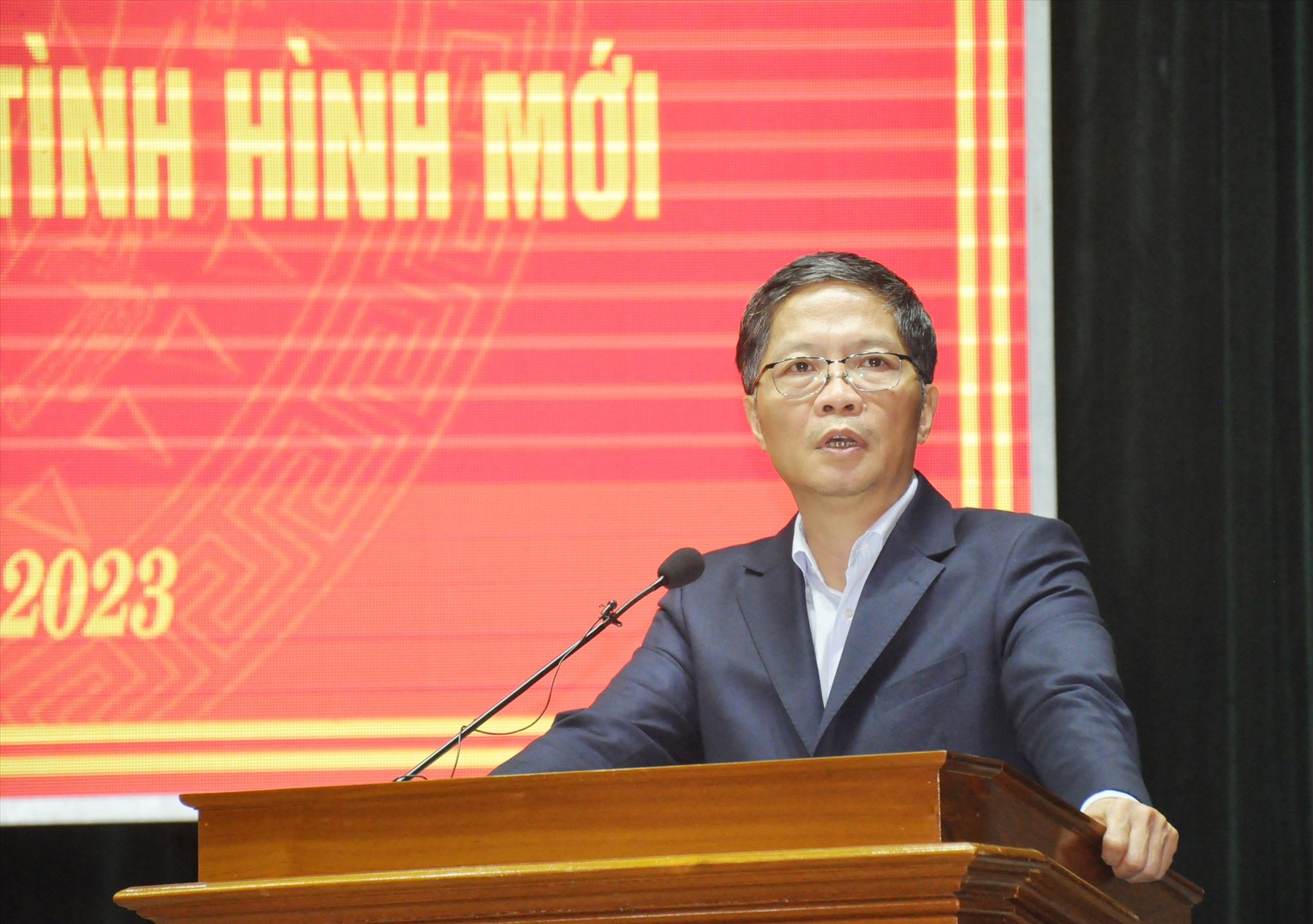 Ủy viên Bộ Chính trị, Trưởng ban Kinh tế Trung ương Trần Tuấn Anh phát biểu chỉ đạo hội nghị. Ảnh: N.Đ