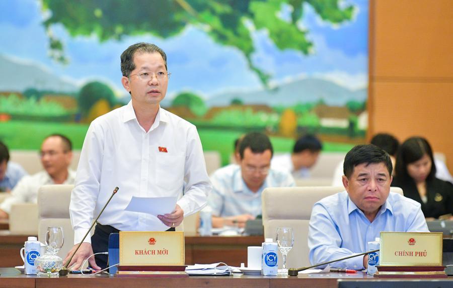 B&iacute; thư Th&agrave;nh ủy Đ&agrave; Nẵng Nguyễn Văn Quảng ph&aacute;t biểu - Ảnh: Quochoi.vn