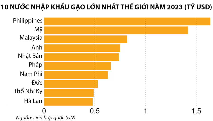 Cơ hội lớn cho gạo Việt Nam khi Philippines giảm mạnh thuế nhập khẩu  - Ảnh 1